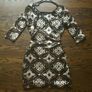 Mod cloth sequin mini dress